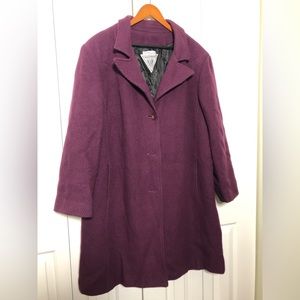 Marvin Richards - mulberry coat